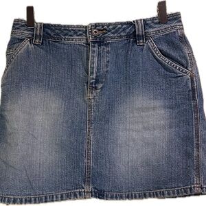 Old Navy Classic Blue Denim Mini Skirt